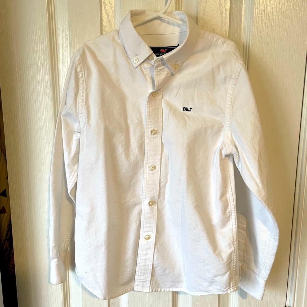 Vineyard Vines Boys Dress Shirt Size 7